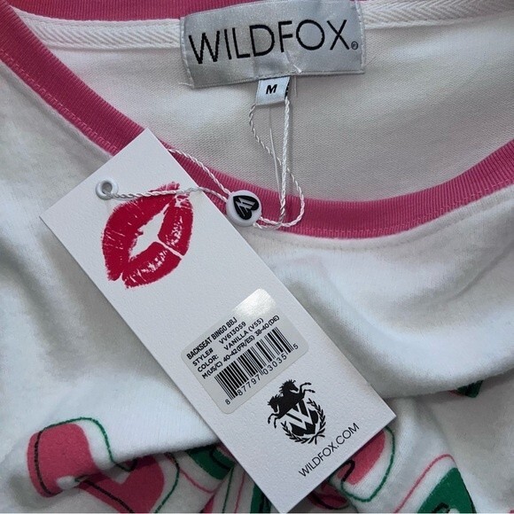 NWT! WILDFOX BACKSEAT BINGO BAGGY BEACH JUMPER SWEATSHIRT medium - Picture 7 of 8
